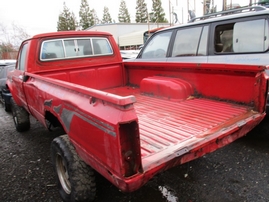 1983 TOYOTA TRUCK SR5 RED STD CAB 2.4L MT 4WD Z17583